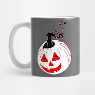 Happy Hallowin Party Halloween day red pumpkin pixel art Mug